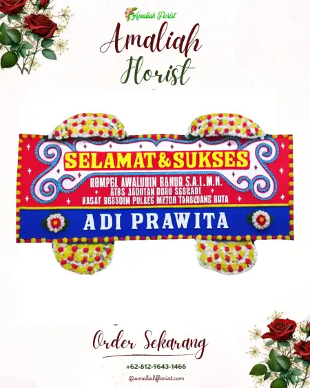 Papan Bunga Ucapan Selamat Argasoka